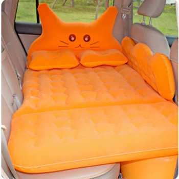 Κρεβάτι αέρα κινουμένων σχεδίων αυτοκινήτου Κρεβάτι στρώματος πίσω εξάτμισης αυτοκινήτου για παιδιά που κοιμούνται Πίσω κάθισμα αυτοκινήτου Πτυσσόμενο στρώμα ταξιδιού αυτοκινήτου