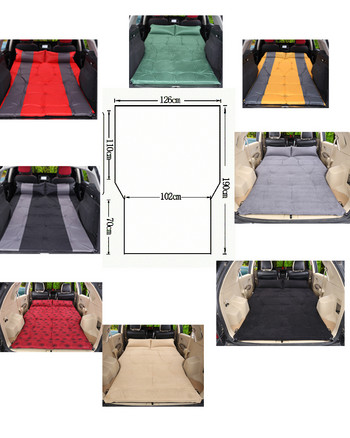 RKAC UNIVERSAL SUV Automatic Car Φουσκωτό στρώμα Κρεβάτι αεριζόμενο για SUV Εξωτερικά στρώματα Κρεβάτι αυτοκινήτου Ταξίδι Κρεβάτι σεξ αυτοκινήτου