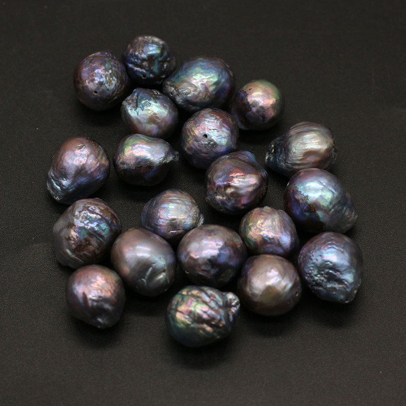 Mărgele de perle baroc naturale, negre, cu ridicata, mărgele de perle neregulate libere pentru realizarea de bijuterii, bricolaj, colier, cercei, cadouri