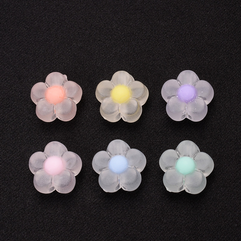 30 komada 13 mm matirajuće akrilne cvjetne perle suncokreti odstojne perle nalazi privjesci za izradu nakita Diy ručno rađeni dodaci