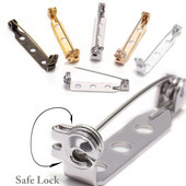20 de bucăți 20 25 32 38mm știfturi de bază pentru clemă pentru broșă Blank Safe Lock Broșă de bază Suport insignă pentru bricolaj pentru realizarea de bijuterii materiale pentru descoperiri