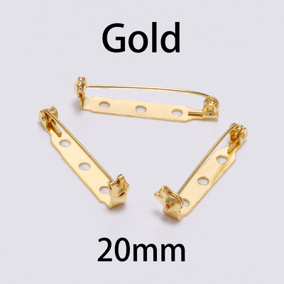 20 de bucăți 20 25 32 38mm știfturi de bază pentru clemă pentru broșă Blank Safe Lock Broșă de bază Suport insignă pentru bricolaj pentru realizarea de bijuterii materiale pentru descoperiri