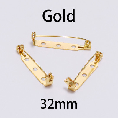 20 de bucăți 20 25 32 38mm știfturi de bază pentru clemă pentru broșă Blank Safe Lock Broșă de bază Suport insignă pentru bricolaj pentru realizarea de bijuterii materiale pentru descoperiri