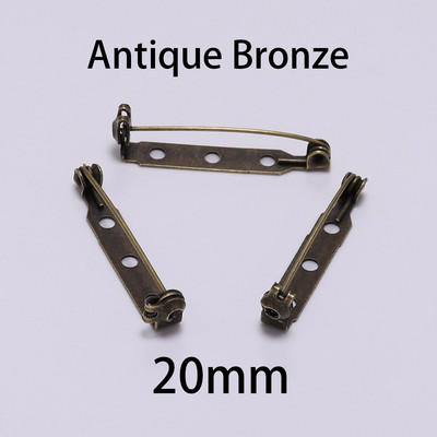 20 de bucăți 20 25 32 38mm știfturi de bază pentru clemă pentru broșă Blank Safe Lock Broșă de bază Suport insignă pentru bricolaj pentru realizarea de bijuterii materiale pentru descoperiri