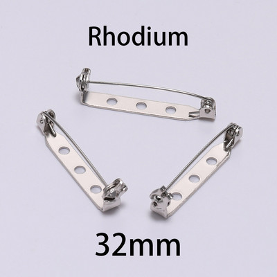 20 de bucăți 20 25 32 38mm știfturi de bază pentru clemă pentru broșă Blank Safe Lock Broșă de bază Suport insignă pentru bricolaj pentru realizarea de bijuterii materiale pentru descoperiri