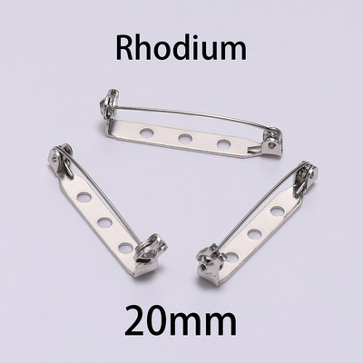 20 de bucăți 20 25 32 38mm știfturi de bază pentru clemă pentru broșă Blank Safe Lock Broșă de bază Suport insignă pentru bricolaj pentru realizarea de bijuterii materiale pentru descoperiri