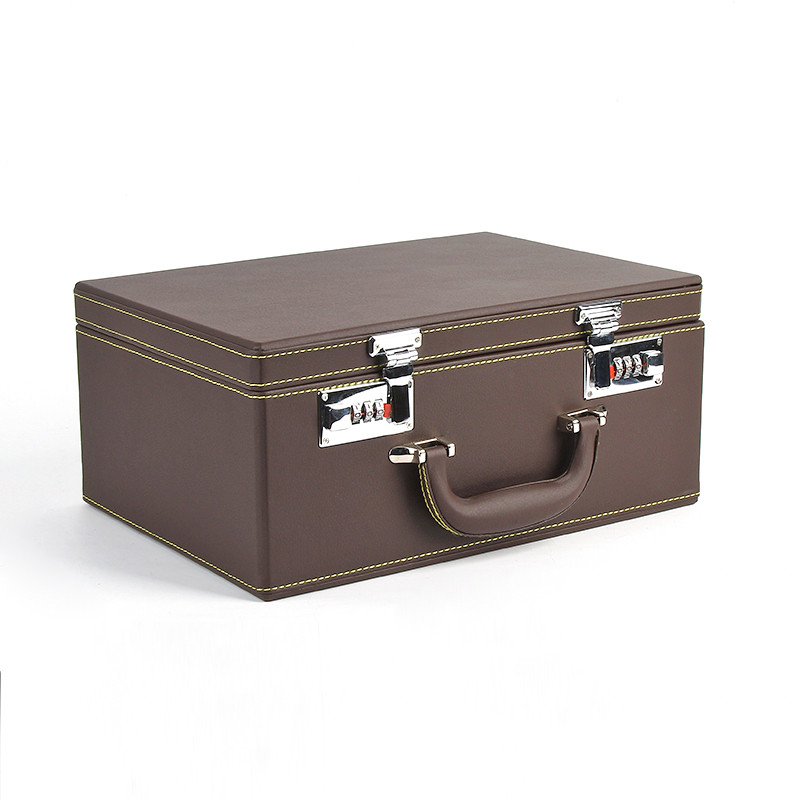 Nova visokokvalitetna kožna višenamjenska prijenosna kutija za nakit Ogrlica s prstenom Kutija za izlaganje nakita velikog kapaciteta