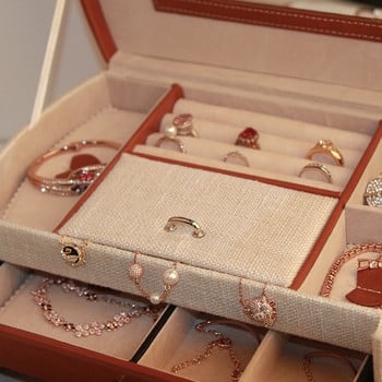 Νέο κοσμηματοπωλείο Princess European Style Korean Ring Box Κουτί αποθήκευσης κοσμημάτων Κουτί αποθήκευσης σκουλαρίκι Κουτί βραχιόλι για κουτί δώρου