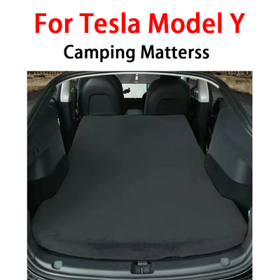 Pentru Saltea de camping Tesla Model Y, spumă cu memorie pliabilă, portabilă, pentru pat de dormit de călătorie Tesla ModelY Accesorii model Y