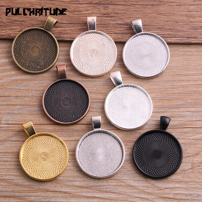10 buc/lot 2020 nou 8 culori placat model clasic se potrivește 25mm sticlă Cabochon bază setare DIY bijuterii descoperiri