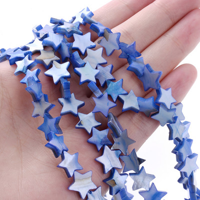 6-12 mm Perle od prirodne školjke Šarene zvjezdane razmaknice Zvijezda petokraka za privjeske Izrada nakita DIY narukvica Ogrlica