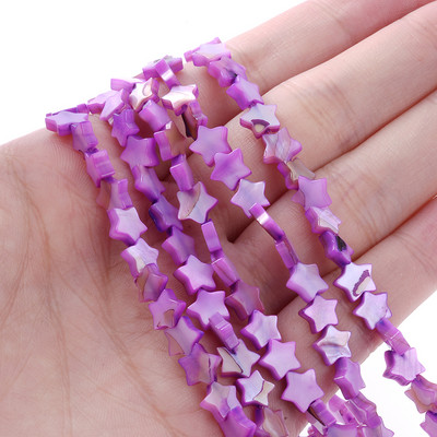 6-12 mm Perle od prirodne školjke Šarene zvjezdane razmaknice Zvijezda petokraka za privjeske Izrada nakita DIY narukvica Ogrlica