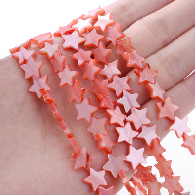 6-12 mm Perle od prirodne školjke Šarene zvjezdane razmaknice Zvijezda petokraka za privjeske Izrada nakita DIY narukvica Ogrlica