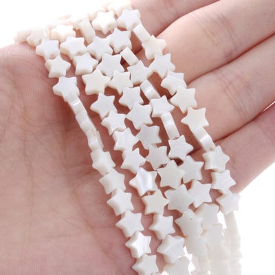 6-12 mm Perle od prirodne školjke Šarene zvjezdane razmaknice Zvijezda petokraka za privjeske Izrada nakita DIY narukvica Ogrlica