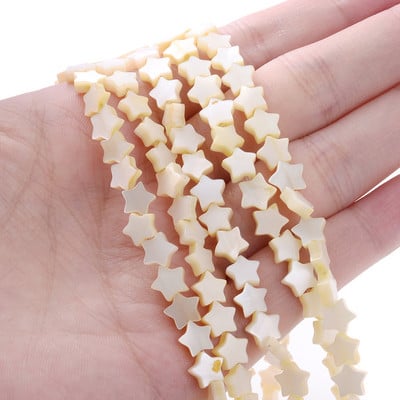 6-12 mm Perle od prirodne školjke Šarene zvjezdane razmaknice Zvijezda petokraka za privjeske Izrada nakita DIY narukvica Ogrlica