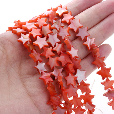 6-12 mm Perle od prirodne školjke Šarene zvjezdane razmaknice Zvijezda petokraka za privjeske Izrada nakita DIY narukvica Ogrlica