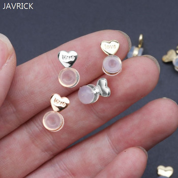 10Pcs Heart Love Magic Earring Lifters Σκουλαρίκια Ανυψωτικά Πλάτες Ρυθμιζόμενα Υποαλλεργικά Παξιμάδια Σκουλαρίκια Υποστήριξη λοβού αυτιού