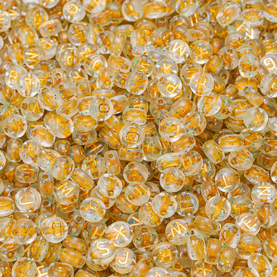 200 kom/lot 7 mm akrilne perle sa slovom, 45 boja, mješavina abecede, perle u obliku srca za izradu nakita DIY narukvica, ogrlica, dodaci