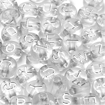 200 kom/lot 7 mm akrilne perle sa slovom, 45 boja, mješavina abecede, perle u obliku srca za izradu nakita DIY narukvica, ogrlica, dodaci