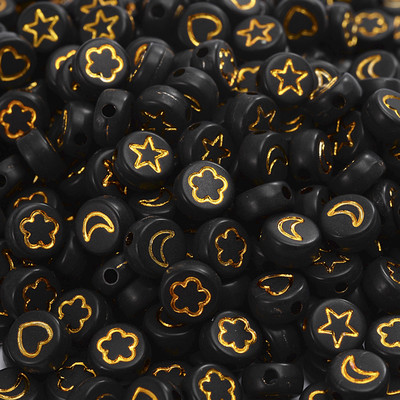 200 kom/lot 7 mm akrilne perle sa slovom, 45 boja, mješavina abecede, perle u obliku srca za izradu nakita DIY narukvica, ogrlica, dodaci