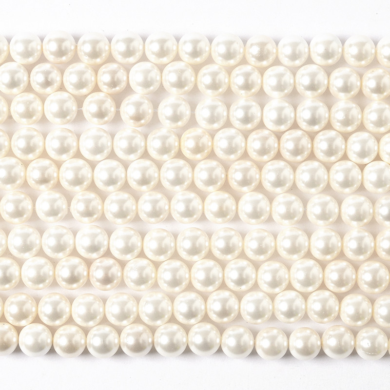 2 3 4 6 8 10 mm prirodne sedefaste okrugle kremasto-bijele perle za ručnu izradu ručne izrade narukvica, nakita na veliko