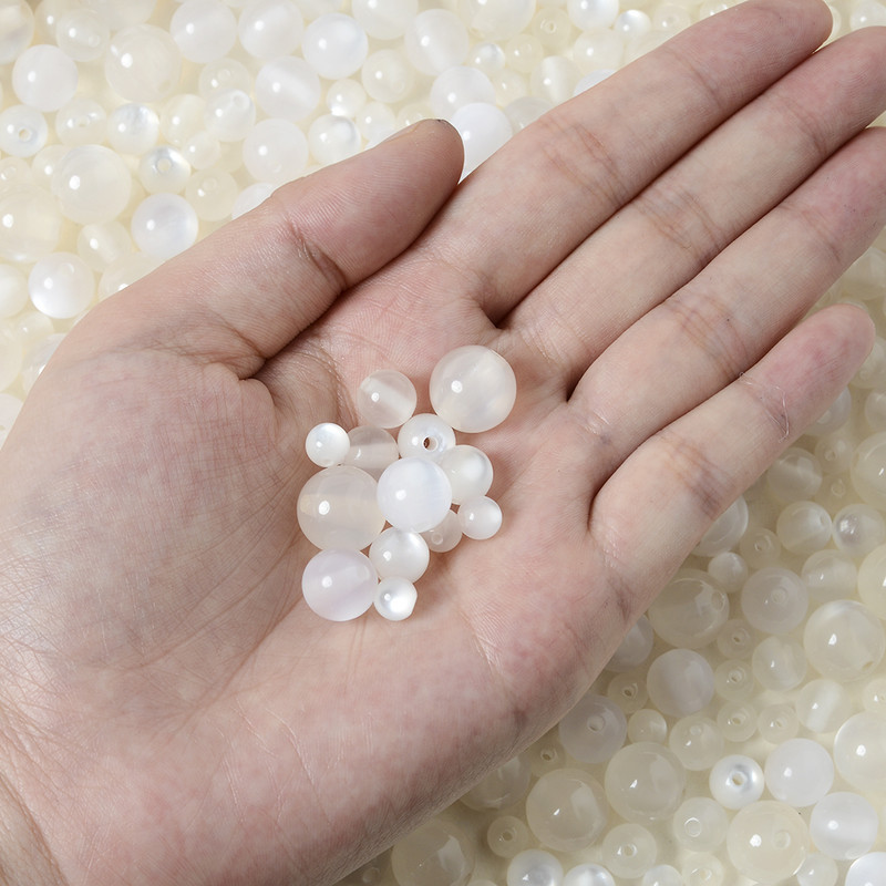 6 8 10 12 mm tejszerű gyanta utánzat opál gyöngyök kerek laza gyöngyök ékszerkészítéshez barkácsolás karkötő nyaklánc kiegészítők nagykereskedelme