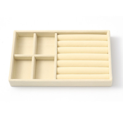 Aksominiai papuošalų ekranai stačiakampiai daugiaspalviai papuošalų vitrinos organizatorių dėžutės dėklo laikiklis auskarų laikymo dėklas Vitrina 21x12cm, 1vnt