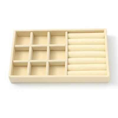 Aksominiai papuošalų ekranai stačiakampiai daugiaspalviai papuošalų vitrinos organizatorių dėžutės dėklo laikiklis auskarų laikymo dėklas Vitrina 21x12cm, 1vnt