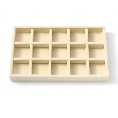 Aksominiai papuošalų ekranai stačiakampiai daugiaspalviai papuošalų vitrinos organizatorių dėžutės dėklo laikiklis auskarų laikymo dėklas Vitrina 21x12cm, 1vnt