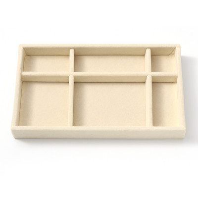 Aksominiai papuošalų ekranai stačiakampiai daugiaspalviai papuošalų vitrinos organizatorių dėžutės dėklo laikiklis auskarų laikymo dėklas Vitrina 21x12cm, 1vnt