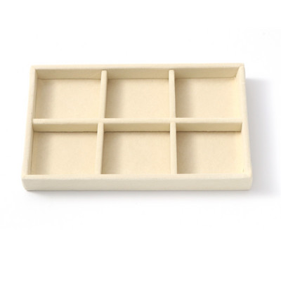 Aksominiai papuošalų ekranai stačiakampiai daugiaspalviai papuošalų vitrinos organizatorių dėžutės dėklo laikiklis auskarų laikymo dėklas Vitrina 21x12cm, 1vnt