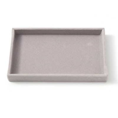 Aksominiai papuošalų ekranai stačiakampiai daugiaspalviai papuošalų vitrinos organizatorių dėžutės dėklo laikiklis auskarų laikymo dėklas Vitrina 21x12cm, 1vnt