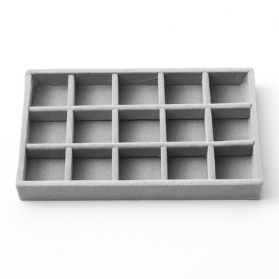 Aksominiai papuošalų ekranai stačiakampiai daugiaspalviai papuošalų vitrinos organizatorių dėžutės dėklo laikiklis auskarų laikymo dėklas Vitrina 21x12cm, 1vnt