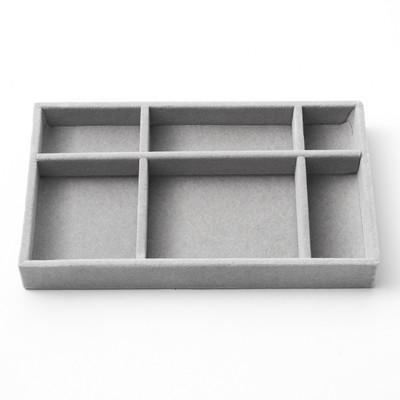 Aksominiai papuošalų ekranai stačiakampiai daugiaspalviai papuošalų vitrinos organizatorių dėžutės dėklo laikiklis auskarų laikymo dėklas Vitrina 21x12cm, 1vnt