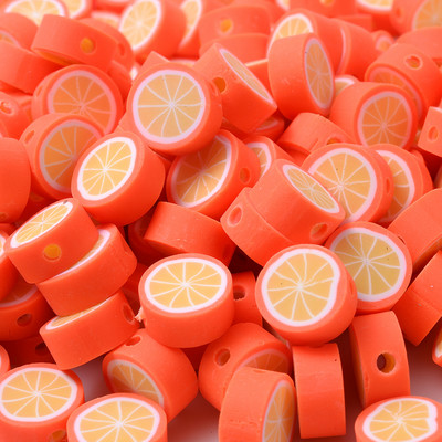 30 komada 10 mm Višebojne Perle od polimerske gline od voća Limun Naranča Odstojne perle za izradu nakita Narukvica Naušnice Ogrlica DIY obrt