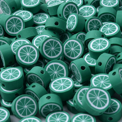 30 komada 10 mm Višebojne Perle od polimerske gline od voća Limun Naranča Odstojne perle za izradu nakita Narukvica Naušnice Ogrlica DIY obrt