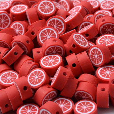 30 komada 10 mm Višebojne Perle od polimerske gline od voća Limun Naranča Odstojne perle za izradu nakita Narukvica Naušnice Ogrlica DIY obrt