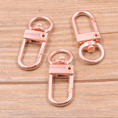 8 τμχ 13*34 χιλιοστά 2022 Νέα ευρήματα κοσμημάτων με επιμετάλλωση με ρόδιο 6 χρωμάτων, γάντζοι με κούμπωμα αστακού για αλυσίδα κολιέ και βραχιόλι DIY