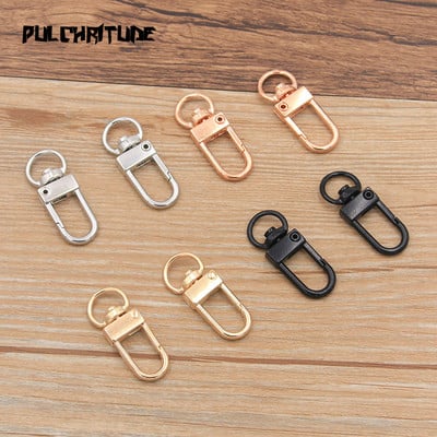 8 τμχ 13*34 χιλιοστά 2022 Νέα ευρήματα κοσμημάτων με επιμετάλλωση με ρόδιο 6 χρωμάτων, γάντζοι με κούμπωμα αστακού για αλυσίδα κολιέ και βραχιόλι DIY