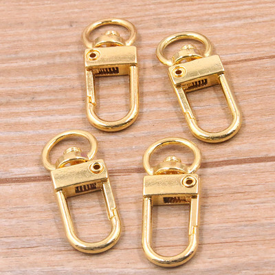 8 τμχ 13*34 χιλιοστά 2022 Νέα ευρήματα κοσμημάτων με επιμετάλλωση με ρόδιο 6 χρωμάτων, γάντζοι με κούμπωμα αστακού για αλυσίδα κολιέ και βραχιόλι DIY