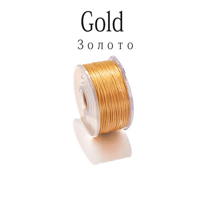 50 Yards Nylon Bead Thread Nonelastic Beading Threads Seed Beads Cord Thread for DIY βραχιόλια Κολιέ Κοσμήματα Προμήθειες κατασκευής