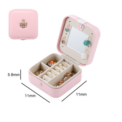 Κουτί αποθήκευσης κοσμημάτων διπλής στάθμης υψηλής χωρητικότητας Πολυλειτουργικό κοσμήματα Organizer κολιέ σκουλαρίκι Βραχιόλι οθόνη θήκης Κουτί δώρου