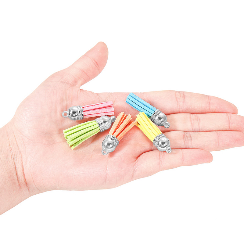 10/20/60 kom 38 mm starinske kožne rese Žuboreni makrame za izradu nakita „uradi sam“ Privjesak za ključeve Remen za mobitel Dodaci za privjesak