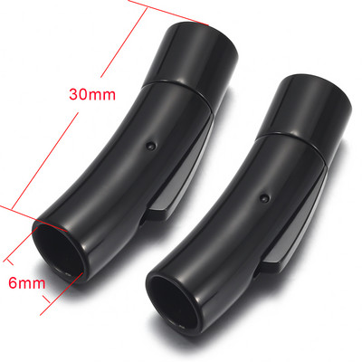 2 buc. Închidere baionetă din oțel inoxidabil 2mm 3mm 4mm 5mm 6mm 8mm orificiu PushLock Cataramă din dantelă Închizătoare din snur din piele Brățară Fabricarea de bijuterii