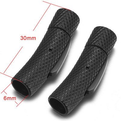 2 buc. Închidere baionetă din oțel inoxidabil 2mm 3mm 4mm 5mm 6mm 8mm orificiu PushLock Cataramă din dantelă Închizătoare din snur din piele Brățară Fabricarea de bijuterii