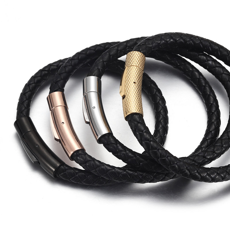 2 buc. Închidere baionetă din oțel inoxidabil 2mm 3mm 4mm 5mm 6mm 8mm orificiu PushLock Cataramă din dantelă Închizătoare din snur din piele Brățară Fabricarea de bijuterii