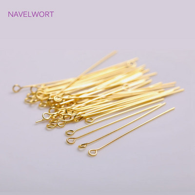 Pribadače s kuglastom glavom 16-50 mm Dodaci Nalazi za izradu nakita Visokokvalitetne pribadače s metalnom glavom od mesinga Veleprodaja