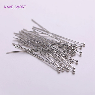 Pribadače s kuglastom glavom 16-50 mm Dodaci Nalazi za izradu nakita Visokokvalitetne pribadače s metalnom glavom od mesinga Veleprodaja