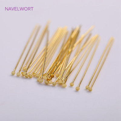 Pribadače s kuglastom glavom 16-50 mm Dodaci Nalazi za izradu nakita Visokokvalitetne pribadače s metalnom glavom od mesinga Veleprodaja