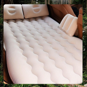 Надуваемо легло за кола Устойчива на сгъване надуваема постелка за спане Автомобилно легло за пътуване Къмпинг аксесоари, подходящи за
